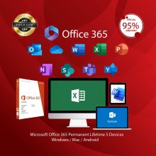 Microsoft Office 365 Pro Plus Account for Win or Mac for Lifetime 1 TB Cloud Professional 